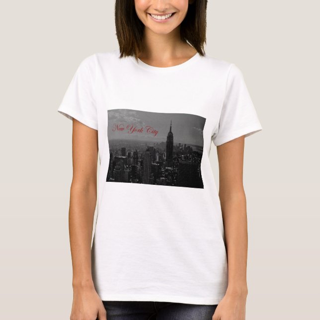 Black White New York City T-shirt (Framsida)