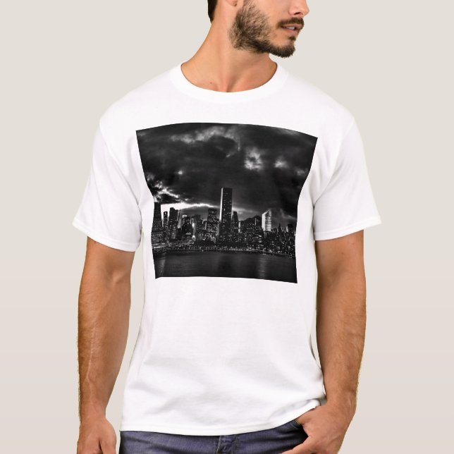 Black & White New York City Tee Shirt (Framsida)