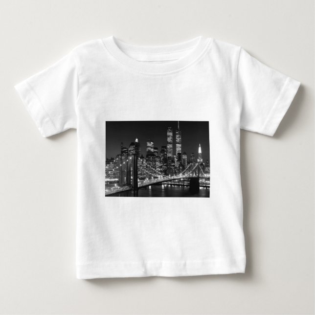 Black & White New York City Tee Shirt (Framsida)