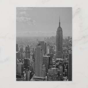 Black & White New York City Vykort