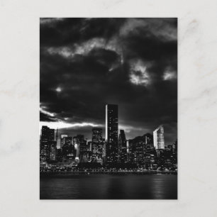 Black & White New York City Vykort