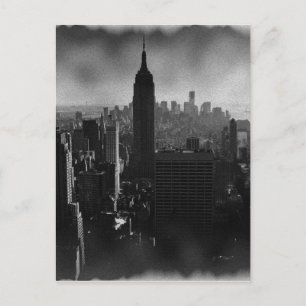 Black & White New York City Vykort