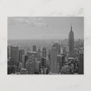 Black & White New York City Vykort