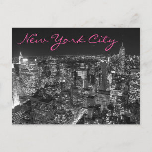 Black & White New York City Vykort