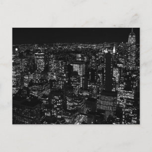 Black & White New York City Vykort