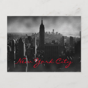 Black & White New York City Vykort