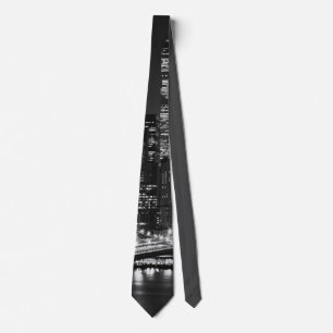Black White New York Night Slips