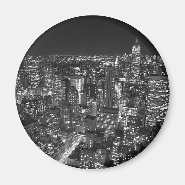 Black & White New York-Skyscraper Magnet (Framsidan)