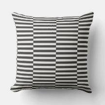 Black & White Offset Checker Mönster Dekorativ kud
