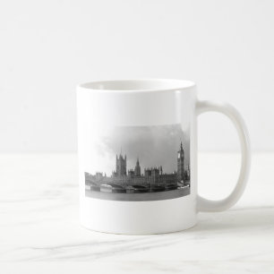 Black White Palace of Westminster Kaffemugg