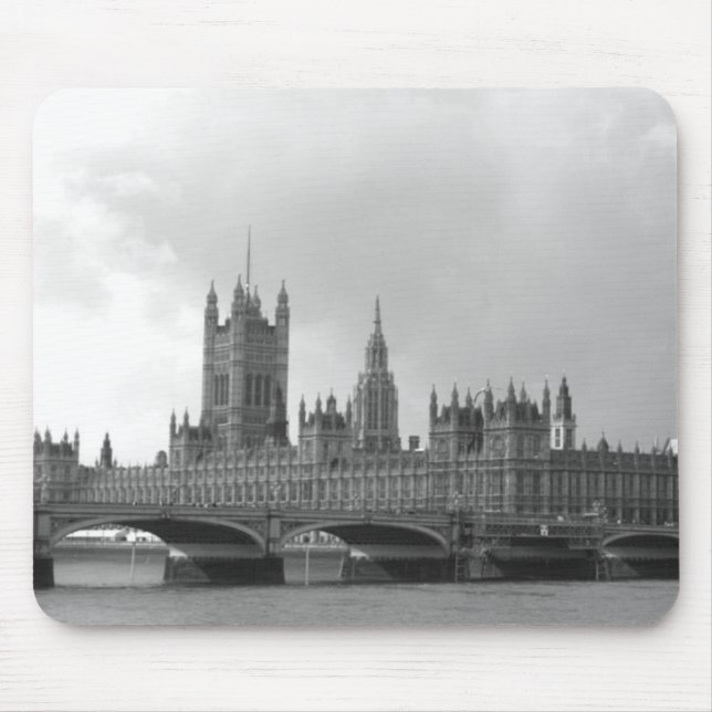 Black White Palace of Westminster Musmatta (Framsidan)