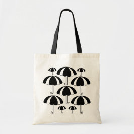 Black White Parbrella Tygkasse