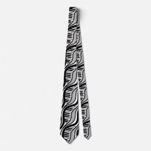 Black White Piano Polka Music Slips