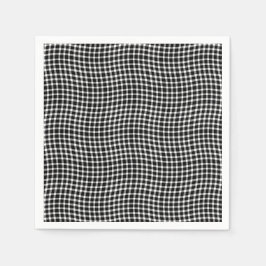 Black White Plaid Checker Seamless Pattern Pappersservett