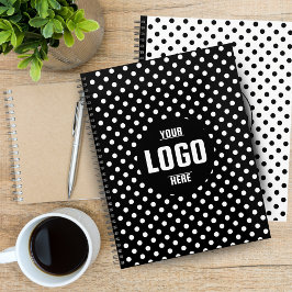 Black & White Polka Dot Anpassningsbar 2026 Busine
