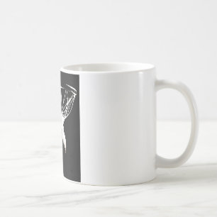 Black White Pop Art Basketball Kaffemugg