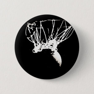 Black White Pop Art Basketball Knapp