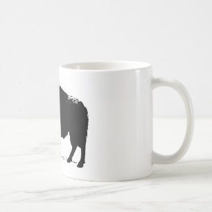 Black & White Pop Art Buffalo Bison Kaffemugg