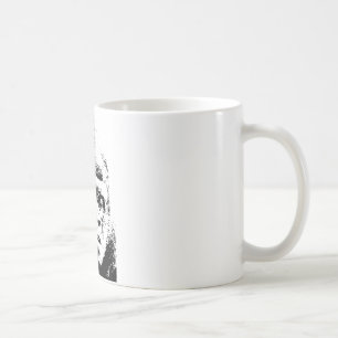Black White Pop Art Gorilla Kaffemugg