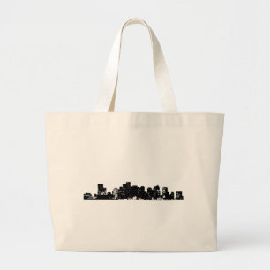 Black White Pop Art New York City Jumbo Tygkasse