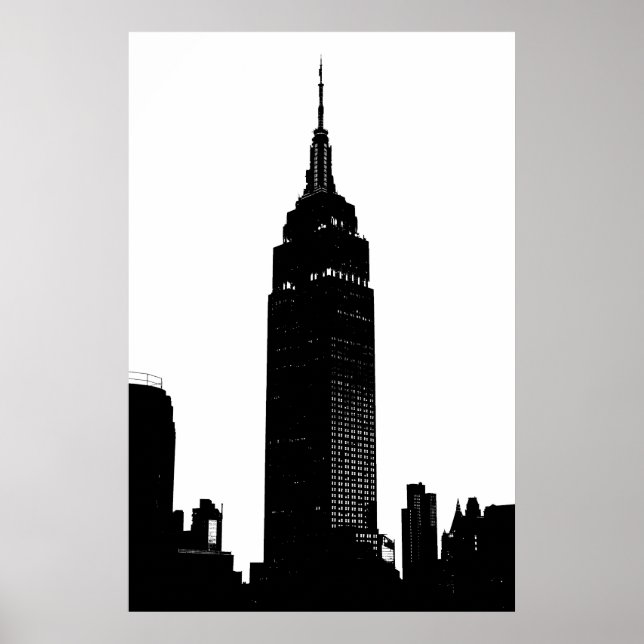 Black & White Pop Art New York Poster (Framsidan)
