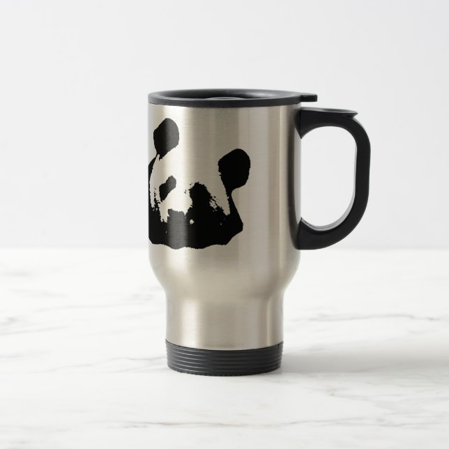 Black White Pop Art Panda Resemugg (Höger)
