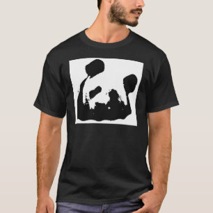 Black White Pop Art Panda Tee
