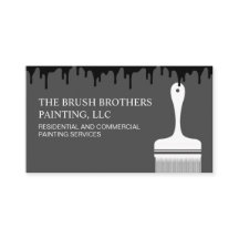 Black White Professionell House Painter