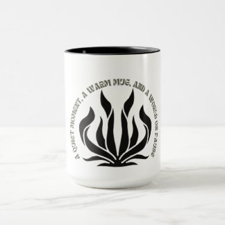 Black & White Quote Mug Mugg