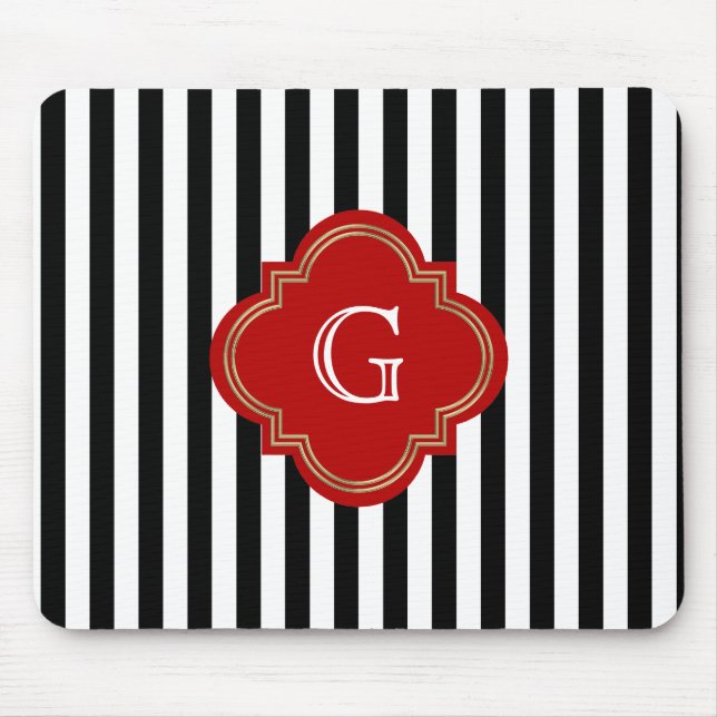 Black White Rand, Red Label Monogram Musmatta (Framsidan)