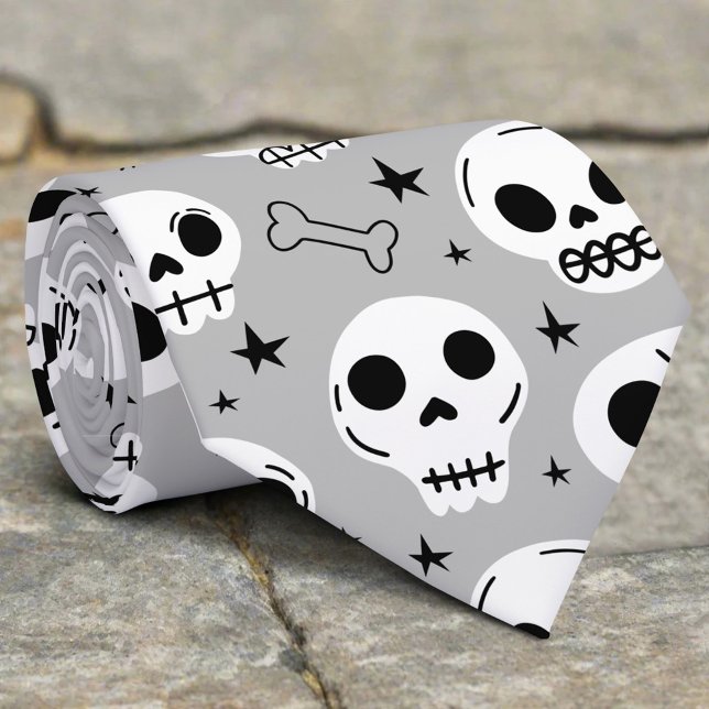 Black & White Scary Halloween Skull Spider Bone Slips (Skapare uppladdad)