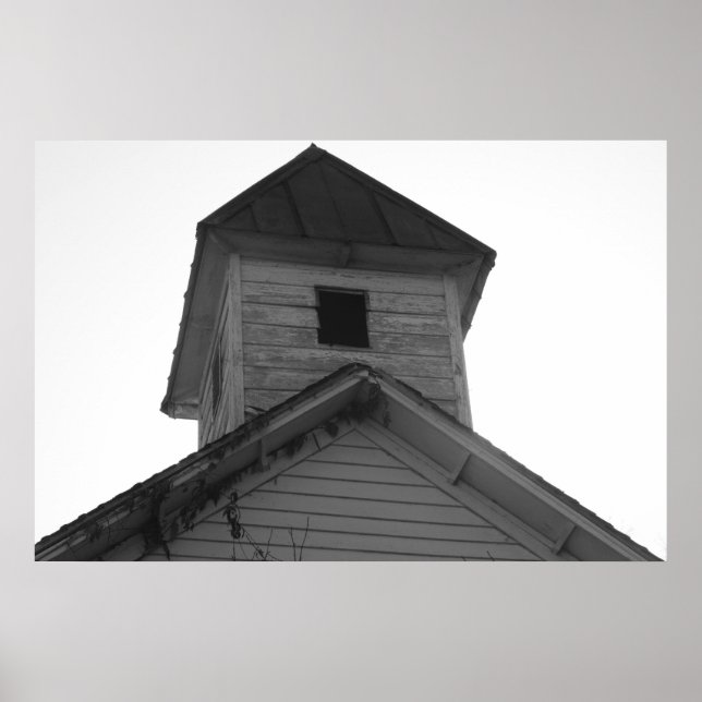 Black & White School Bell Poster (Framsidan)