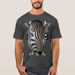 Black - White Silhouette-Zebröder T Shirt