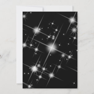 BLACK WHITE SPARKLING STARS UNIVERSE GALAXY RYE