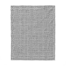 Black White Square Labyrinthine Optical Mönster