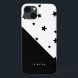 Black & White Stars Patten Abtract Personlig<br><div class="desc">Modern iPad-väska med svarta stjärnor mönster. Anpassadet fodral kommer att bli perfekt som gåva.</div>