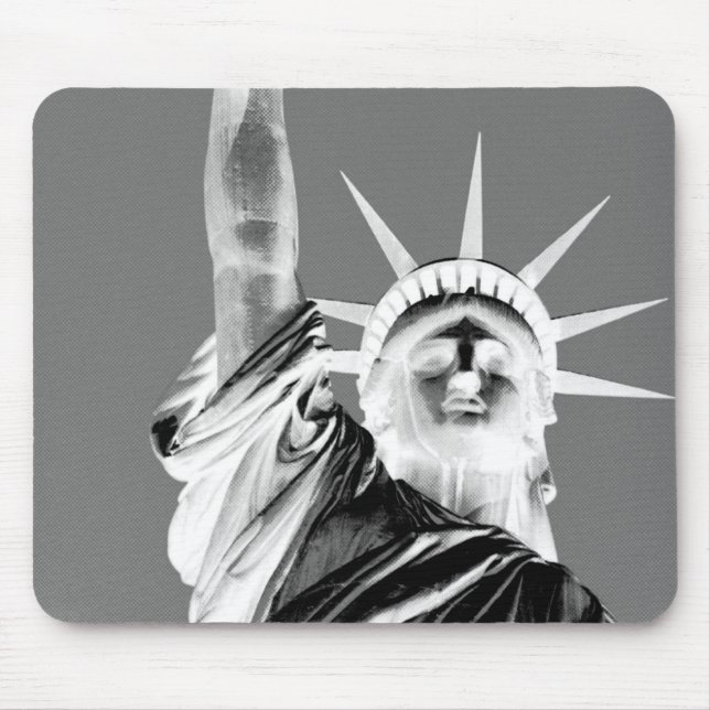 Black & White Statueof Liberty New York City Musmatta (Framsidan)