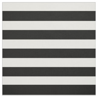 Black White Stripe Modern Bröllopsfest Tyg