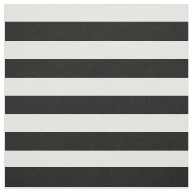 Black White Stripe Modern Bröllopsfest Tyg (Provkarta)