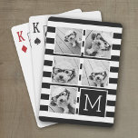 Black White Stripe Photo Collage Anpassningsbar Mo Casinokort<br><div class="desc">Bakgrunden innehåller ett tillvalsformat rand Mönster - fem fyrkantiga Användor för att skapa en unik och personlig gåva. Eller så kan du behålla hipstervalpen och göra ett trendig till keepy. Om du behöver justera bilder klickar du på verktyg för att anpassa ändringar.</div>