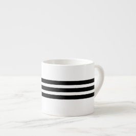 black-white stripes – schwarz-weiß gestreift espressomugg