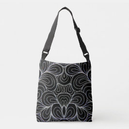 BLACK & WHITE SWIRLS KOR BODY BAG AXELVÄSKA