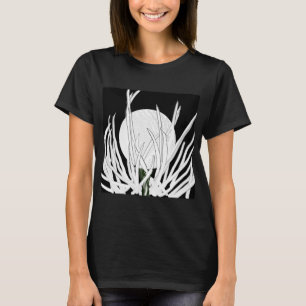 Black & White T-Shirt Golf Boll i gräs