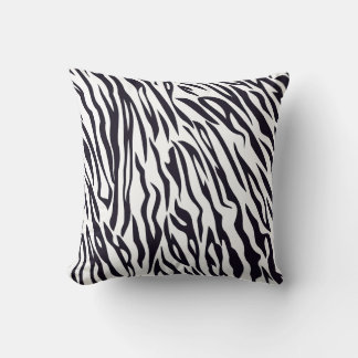 Black White Tiger Kudde