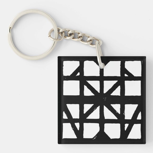 Black & White Tysk halvtimer House-mönster (Framsidan)