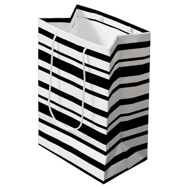 Black & White Uneven Rand (Framsidan Vinklad)