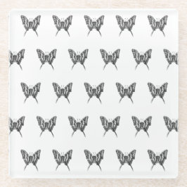 Black & White Zebra Butterfly Bläck Teckning Mönst