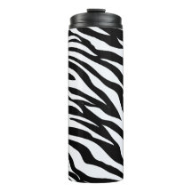 Black & White Zebra Safari Animal Pattern