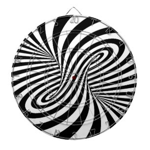 BLACK WHITE ZEBRA SWIRLS MÖNSTER OPTICAL ILLUSION PILTAVLA