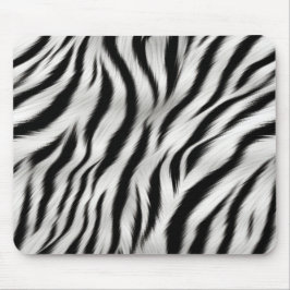Black White Zebra tryck Animal Safari Musmatta